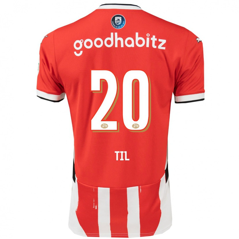 Danxen Mænd Guus Til #20 Rød Hvid Hjemmebane Spillertrøjer 2024/25 Trøje T-Shirt