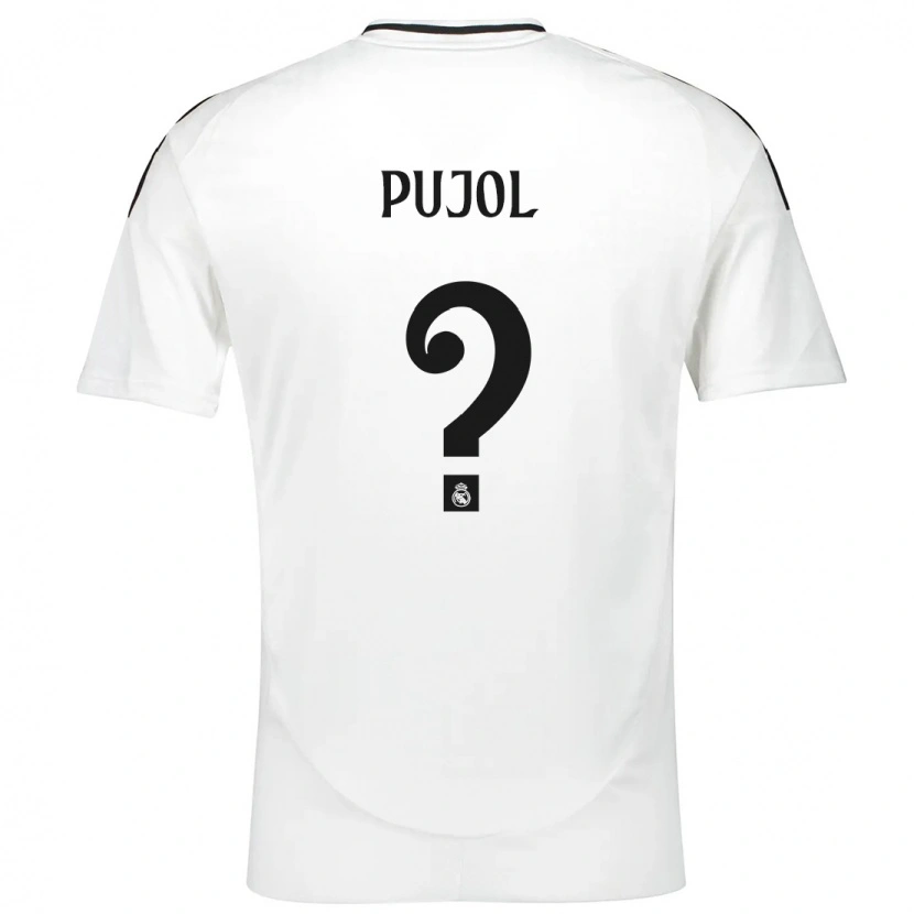 Danxen Mænd Edgar Pujol #0 Hvid Hjemmebane Spillertrøjer 2024/25 Trøje T-Shirt