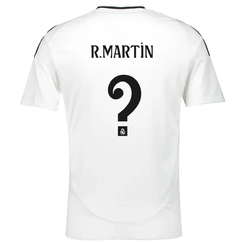 Danxen Mænd Roberto Martín #0 Hvid Hjemmebane Spillertrøjer 2024/25 Trøje T-Shirt