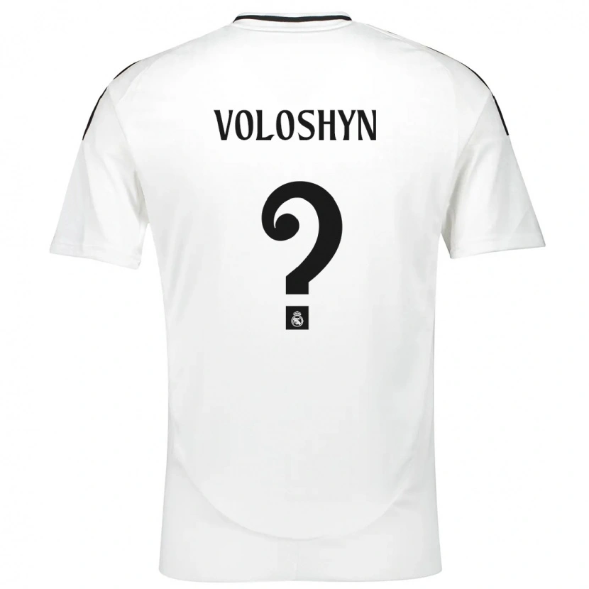 Danxen Mænd Ilya Voloshyn #0 Hvid Hjemmebane Spillertrøjer 2024/25 Trøje T-Shirt