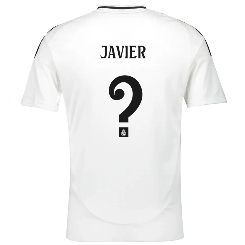Danxen Mænd Javier Navarro #0 Hvid Hjemmebane Spillertrøjer 2024/25 Trøje T-Shirt