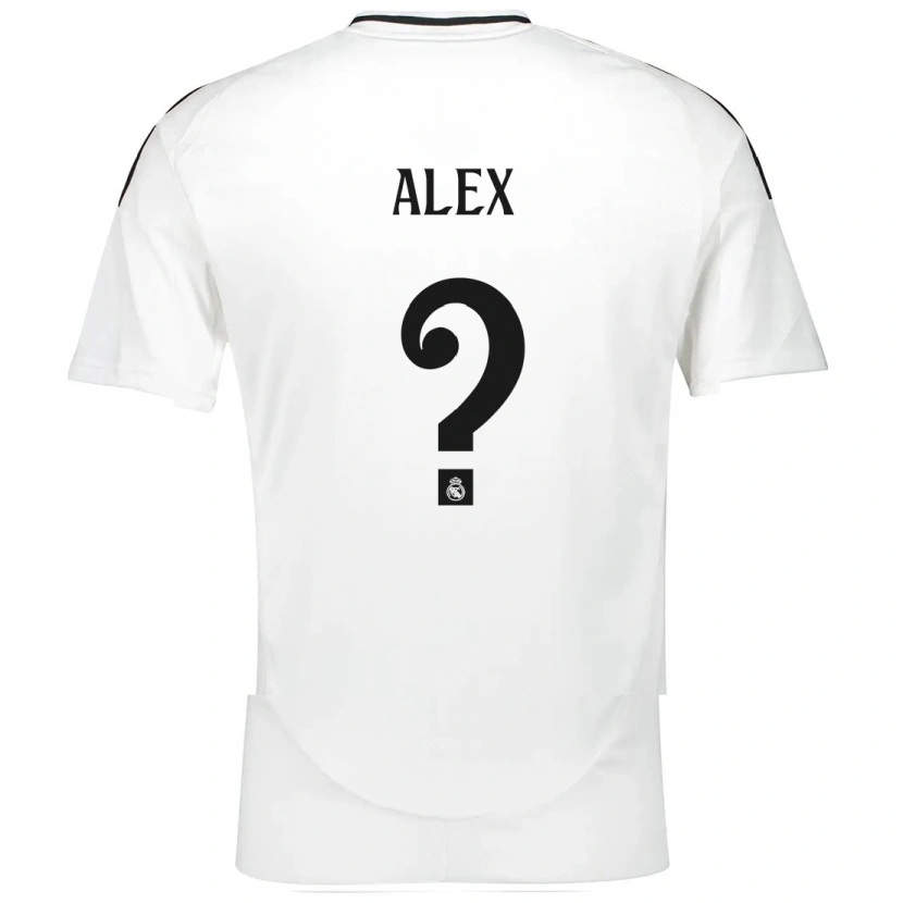 Danxen Mænd Alex Sanchez #0 Hvid Hjemmebane Spillertrøjer 2024/25 Trøje T-Shirt