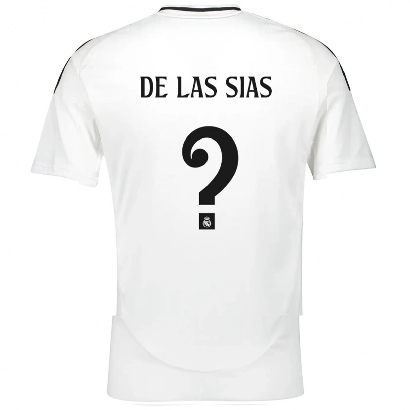 Danxen Mænd Marcos De Las Sias #0 Hvid Hjemmebane Spillertrøjer 2024/25 Trøje T-Shirt
