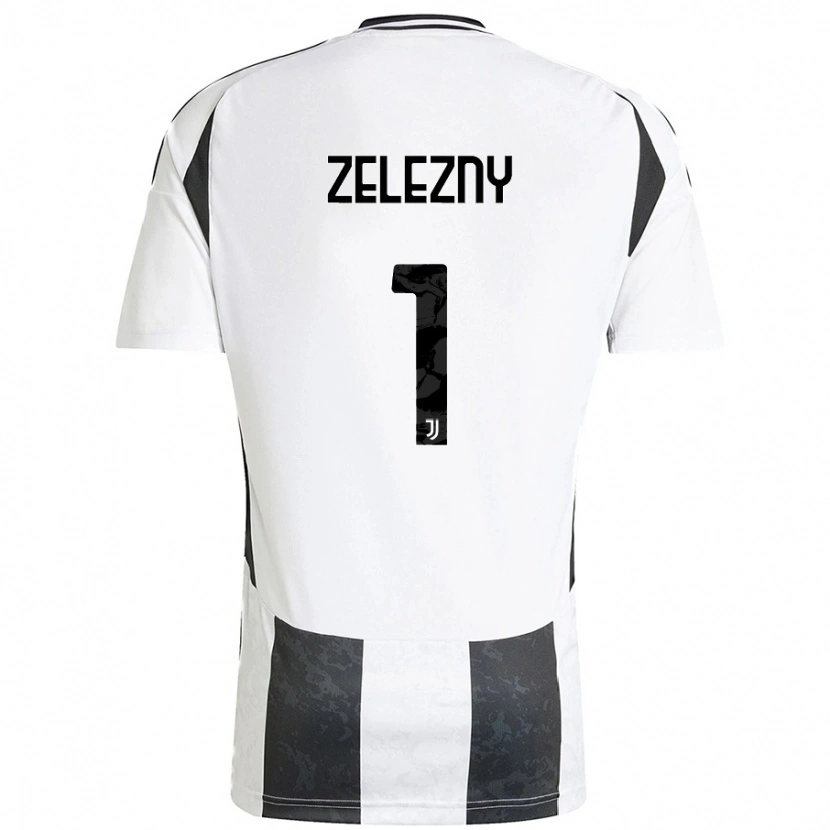 Danxen Mænd Radoslaw Zelezny #1 Hvid Sort Hjemmebane Spillertrøjer 2024/25 Trøje T-Shirt