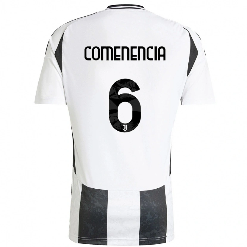 Danxen Mænd Livano Comenencia #6 Hvid Sort Hjemmebane Spillertrøjer 2024/25 Trøje T-Shirt