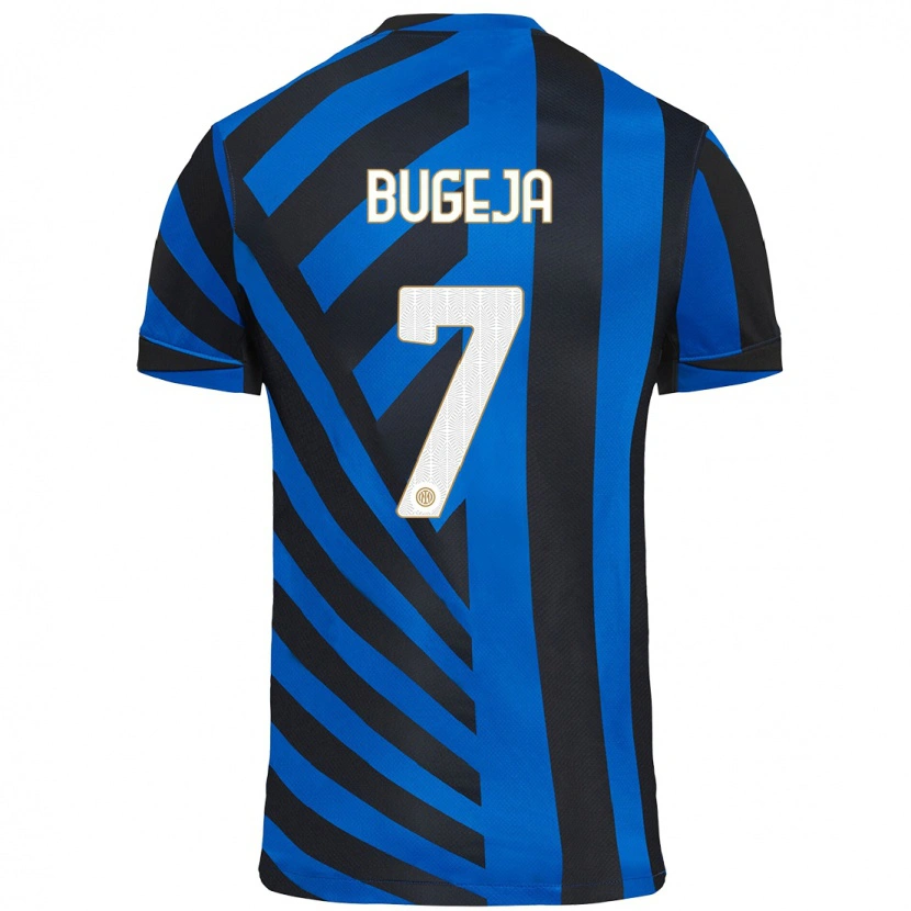 Danxen Mænd Haley Bugeja #7 Blå Sort Hjemmebane Spillertrøjer 2024/25 Trøje T-Shirt
