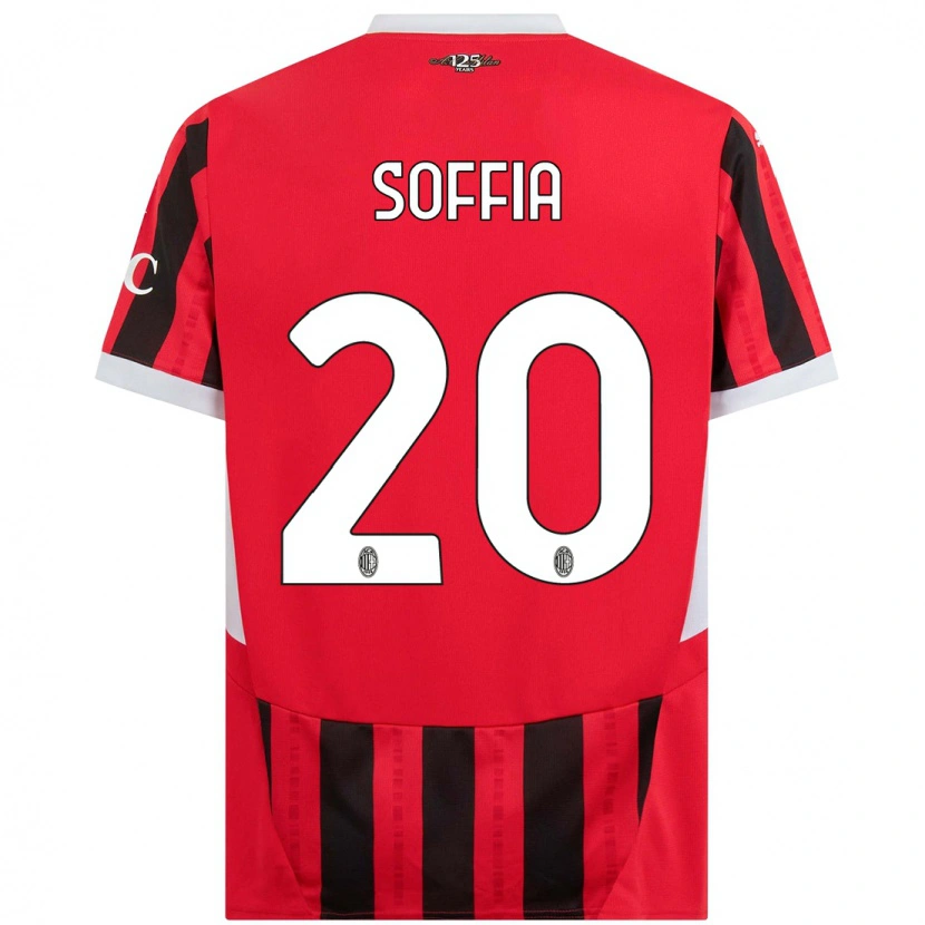 Danxen Mænd Angelica Soffia #20 Rød Sort Hjemmebane Spillertrøjer 2024/25 Trøje T-Shirt