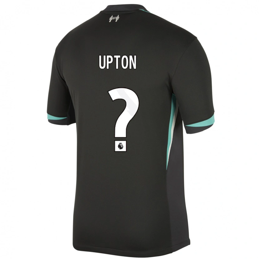 Danxen Mænd Joe Upton #0 Sort Antracit Hvid Udebane Spillertrøjer 2024/25 Trøje T-Shirt