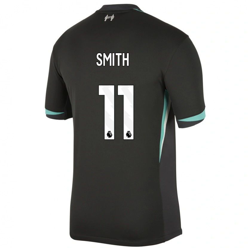 Danxen Mænd Olivia Smith #11 Sort Antracit Hvid Udebane Spillertrøjer 2024/25 Trøje T-Shirt