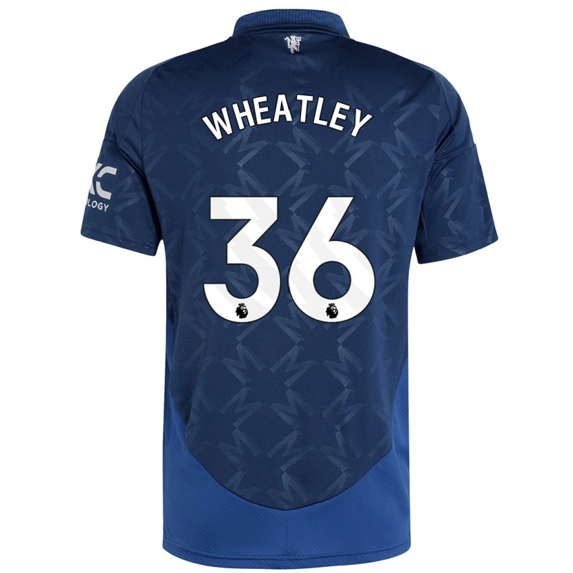 Danxen Mænd Ethan Wheatley #36 Indigo Udebane Spillertrøjer 2024/25 Trøje T-Shirt