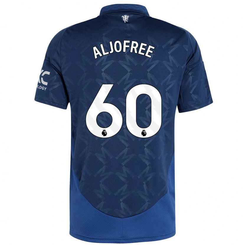 Danxen Mænd Sonny Aljofree #60 Indigo Udebane Spillertrøjer 2024/25 Trøje T-Shirt