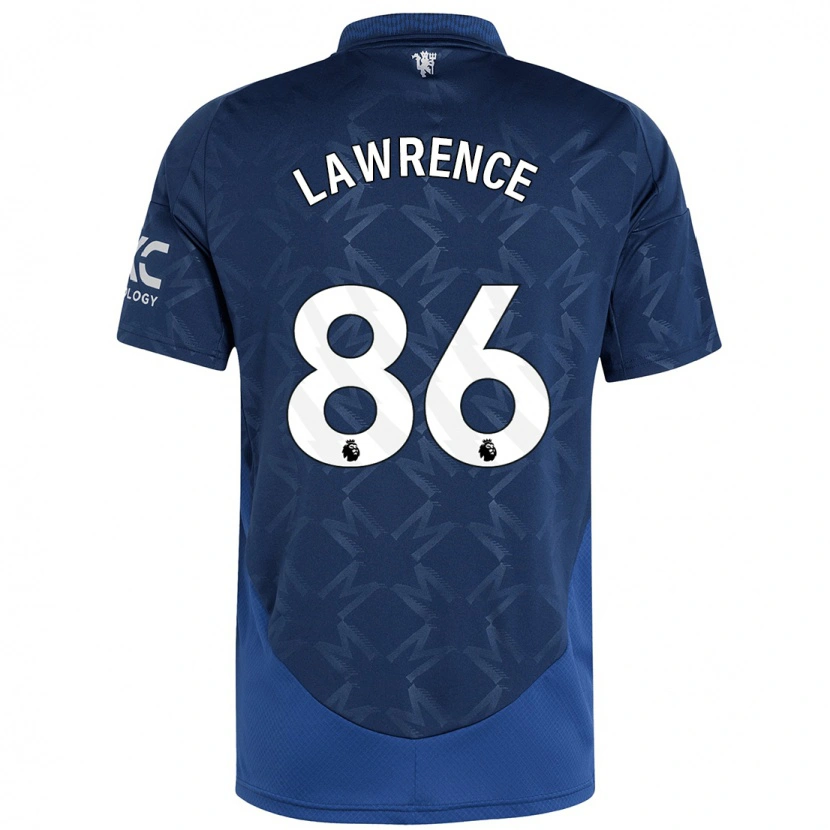 Danxen Mænd Marcus Lawrence #86 Indigo Udebane Spillertrøjer 2024/25 Trøje T-Shirt