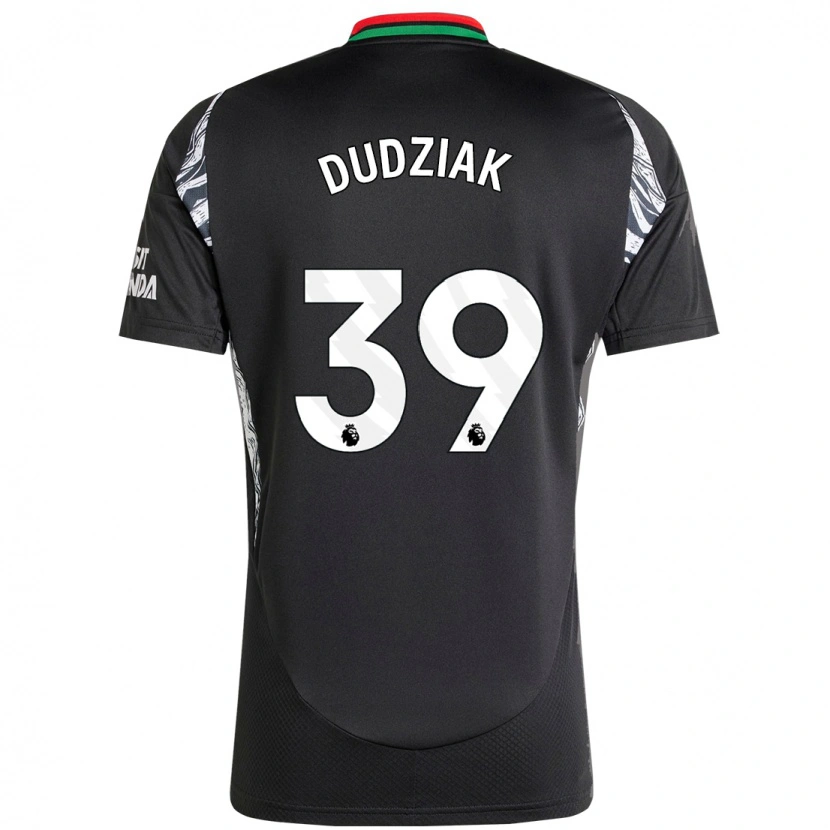 Danxen Mænd Harrison Dudziak #39 Sort Udebane Spillertrøjer 2024/25 Trøje T-Shirt