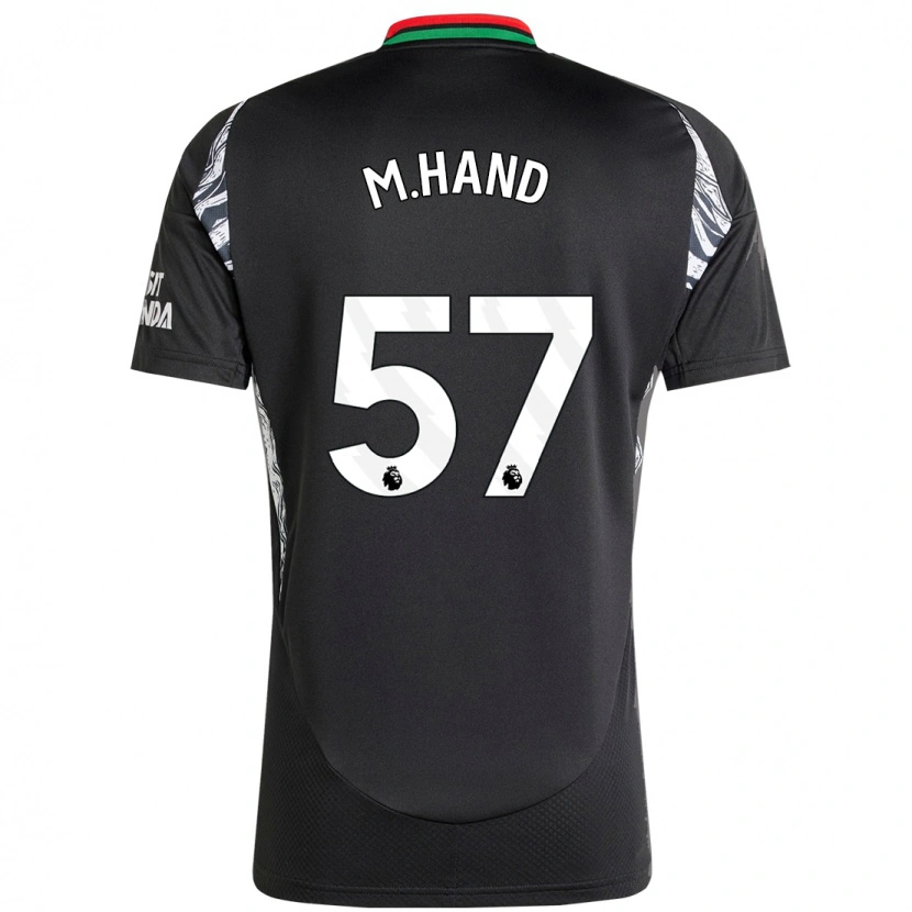 Danxen Mænd Ismail Oulad M'hand #57 Sort Udebane Spillertrøjer 2024/25 Trøje T-Shirt
