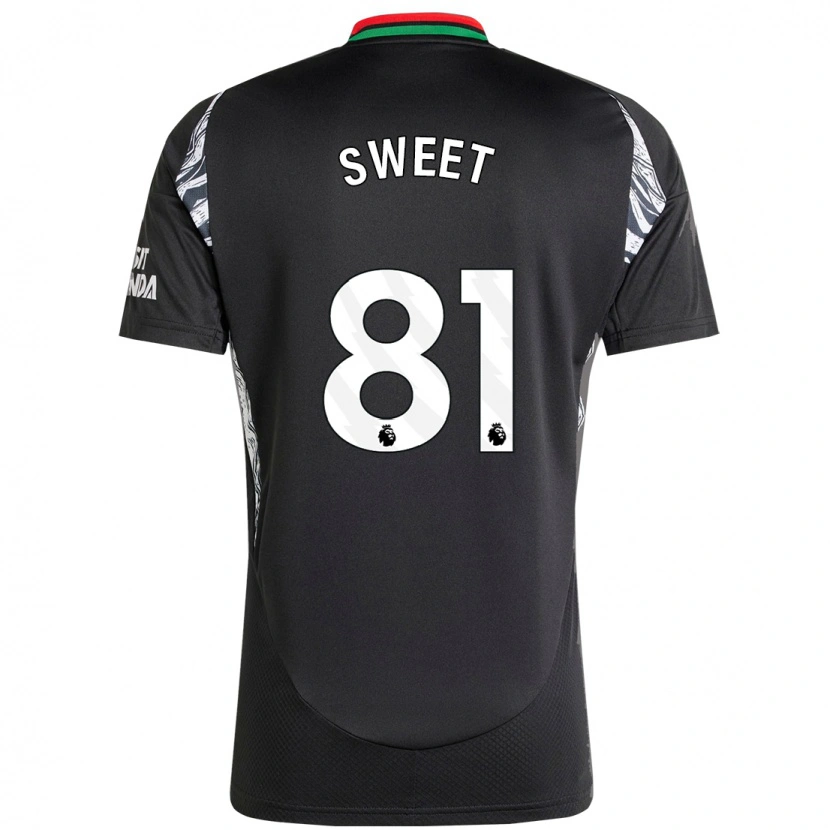 Danxen Mænd Will Sweet #81 Sort Udebane Spillertrøjer 2024/25 Trøje T-Shirt