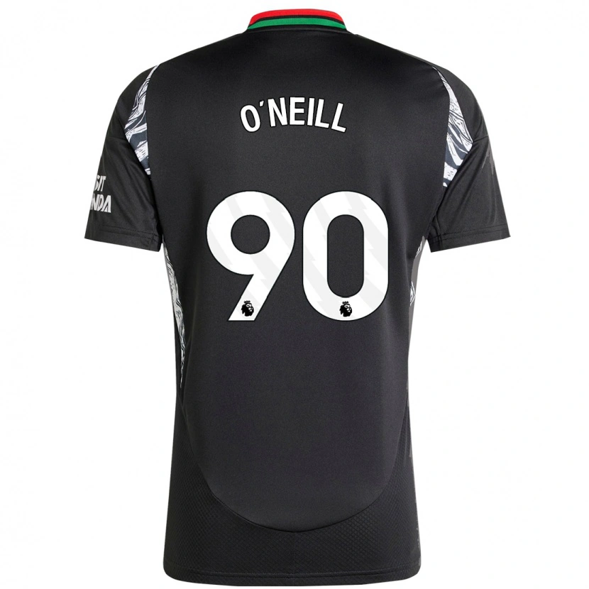 Danxen Mænd Ceadach O'neill #90 Sort Udebane Spillertrøjer 2024/25 Trøje T-Shirt