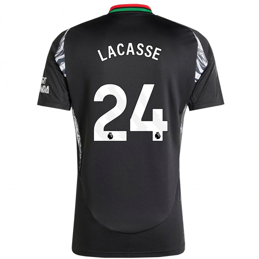 Danxen Mænd Cloé Lacasse #24 Sort Udebane Spillertrøjer 2024/25 Trøje T-Shirt