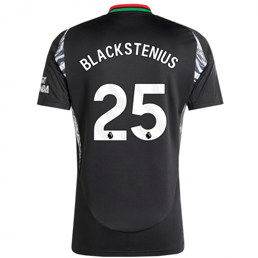 Danxen Mænd Stina Blackstenius #25 Sort Udebane Spillertrøjer 2024/25 Trøje T-Shirt