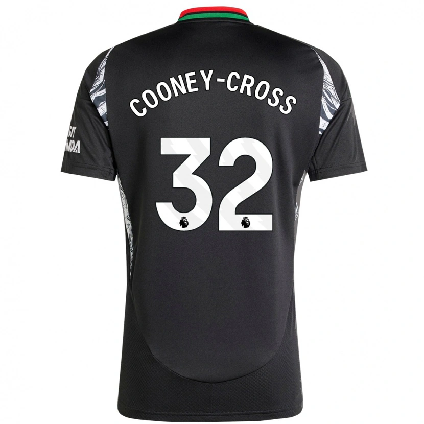 Danxen Mænd Kyra Cooney-Cross #32 Sort Udebane Spillertrøjer 2024/25 Trøje T-Shirt