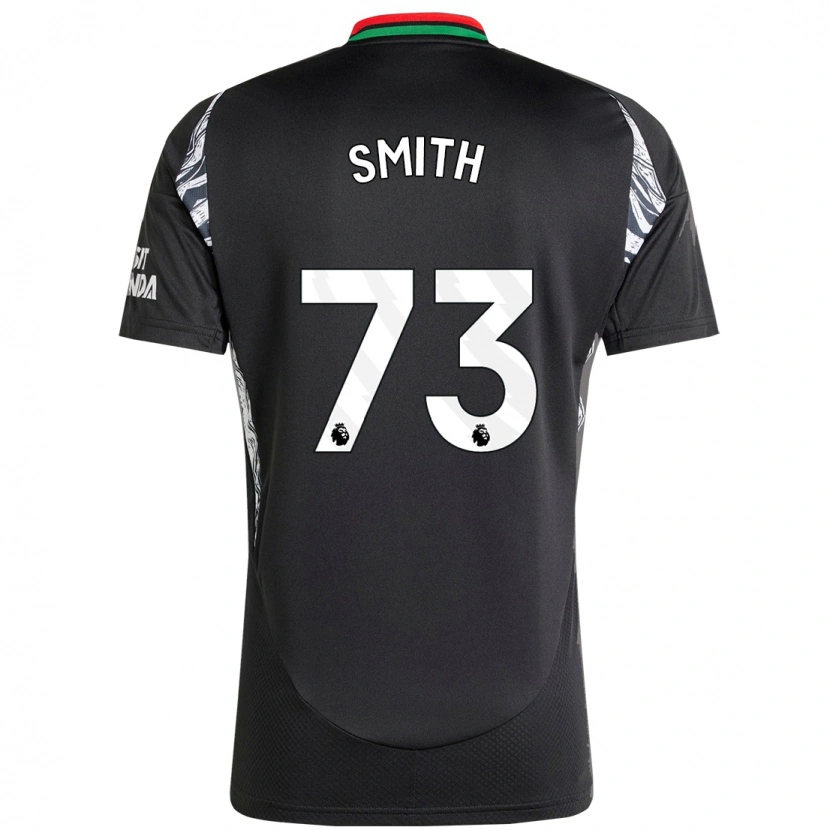 Danxen Mænd Tom Smith #73 Sort Udebane Spillertrøjer 2024/25 Trøje T-Shirt