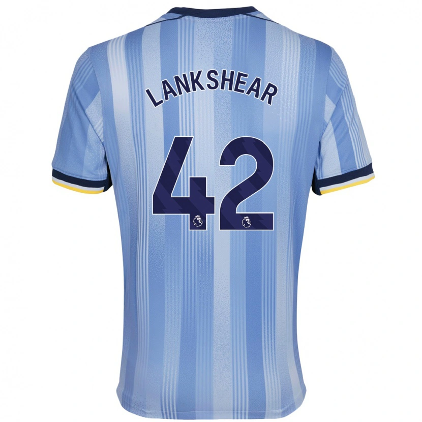Danxen Mænd Will Lankshear #42 Lyseblå Udebane Spillertrøjer 2024/25 Trøje T-Shirt