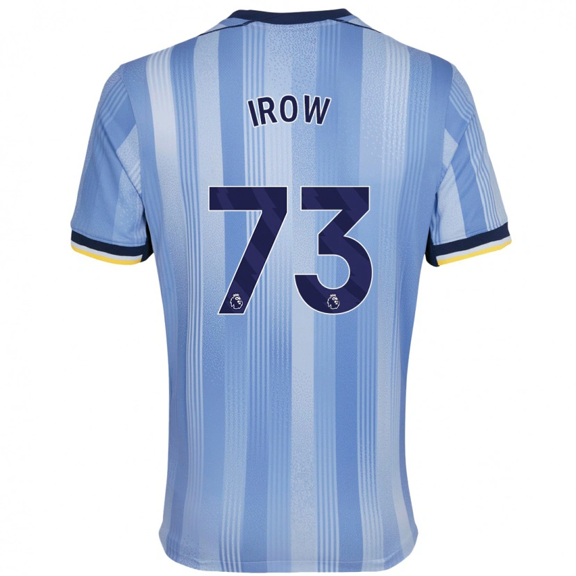 Danxen Mænd Oliver Irow #73 Lyseblå Udebane Spillertrøjer 2024/25 Trøje T-Shirt