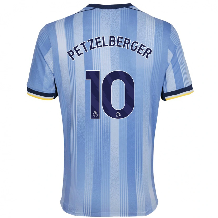 Danxen Mænd Ramona Petzelberger #10 Lyseblå Udebane Spillertrøjer 2024/25 Trøje T-Shirt