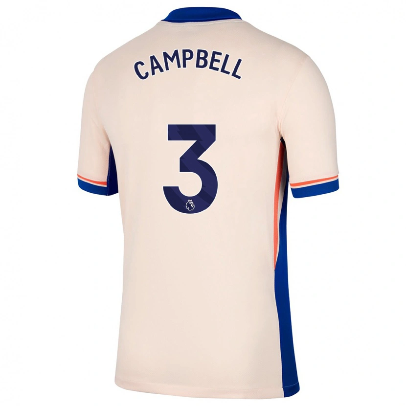 Danxen Mænd Harrison Murray-Campbell #3 Lys Beige Udebane Spillertrøjer 2024/25 Trøje T-Shirt
