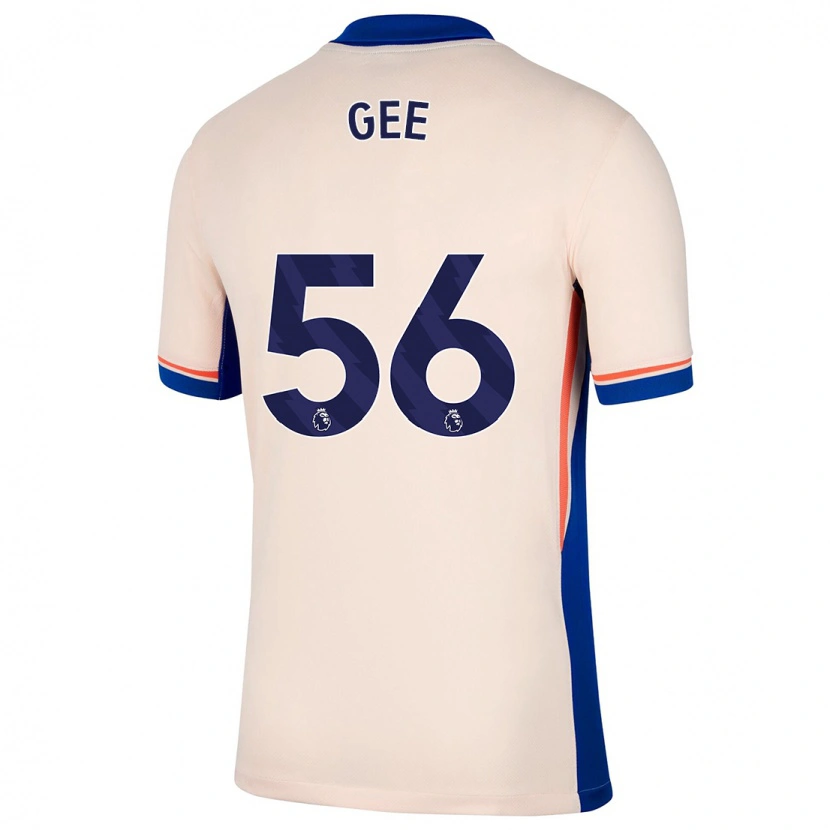 Danxen Mænd Billy Gee #56 Lys Beige Udebane Spillertrøjer 2024/25 Trøje T-Shirt