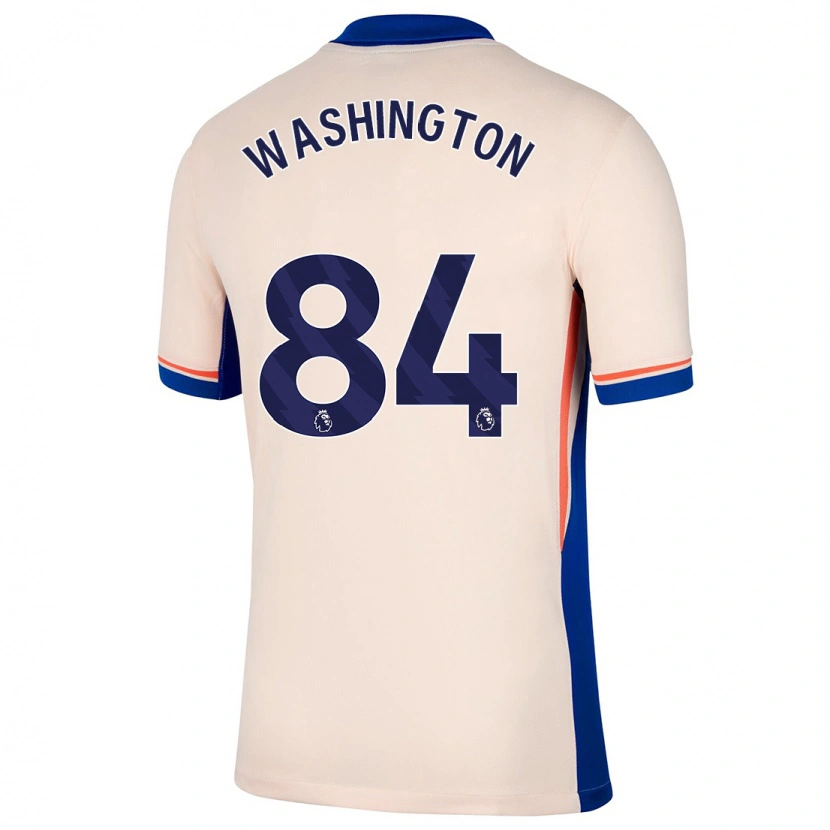 Danxen Mænd Marcell Washington #84 Lys Beige Udebane Spillertrøjer 2024/25 Trøje T-Shirt