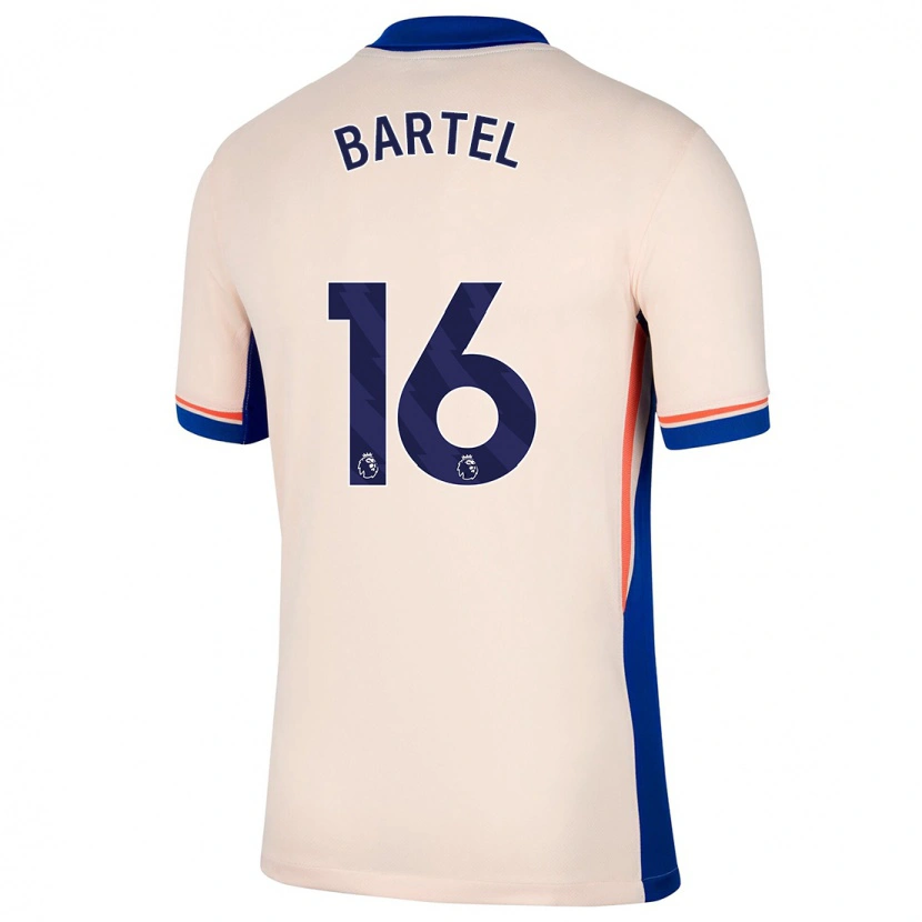 Danxen Mænd Júlia Bartel #16 Lys Beige Udebane Spillertrøjer 2024/25 Trøje T-Shirt