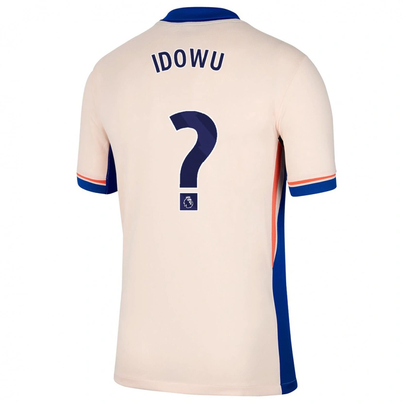 Danxen Mænd Tudor Mendel-Idowu #0 Lys Beige Udebane Spillertrøjer 2024/25 Trøje T-Shirt