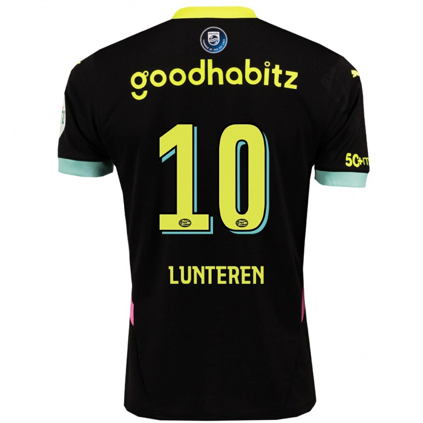 Danxen Mænd Desiree Van Lunteren #10 Sort Gul Udebane Spillertrøjer 2024/25 Trøje T-Shirt