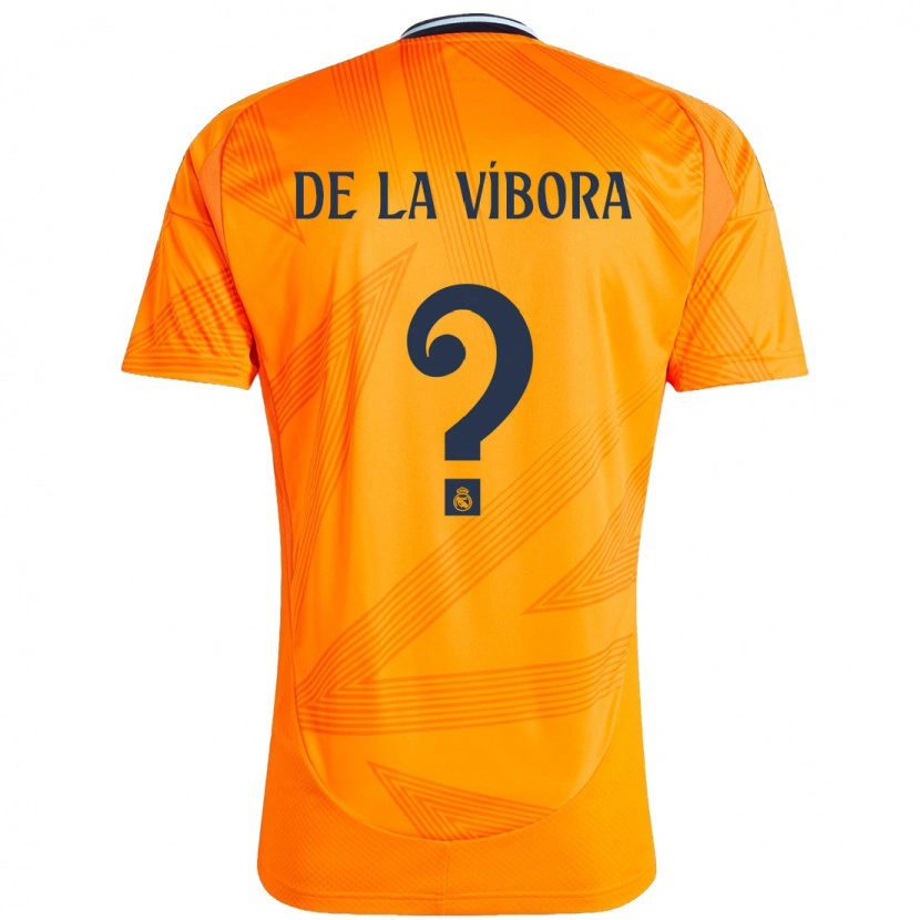 Danxen Mænd David De La Víbora #0 Orange Udebane Spillertrøjer 2024/25 Trøje T-Shirt