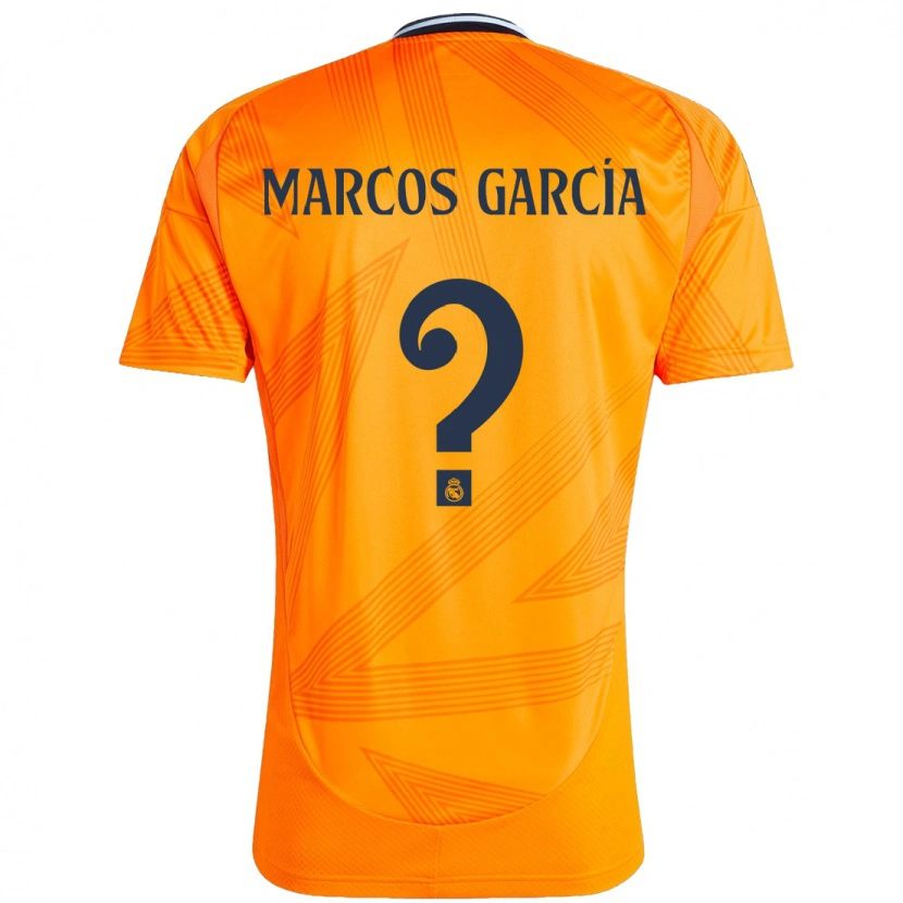 Danxen Mænd Marcos García #0 Orange Udebane Spillertrøjer 2024/25 Trøje T-Shirt