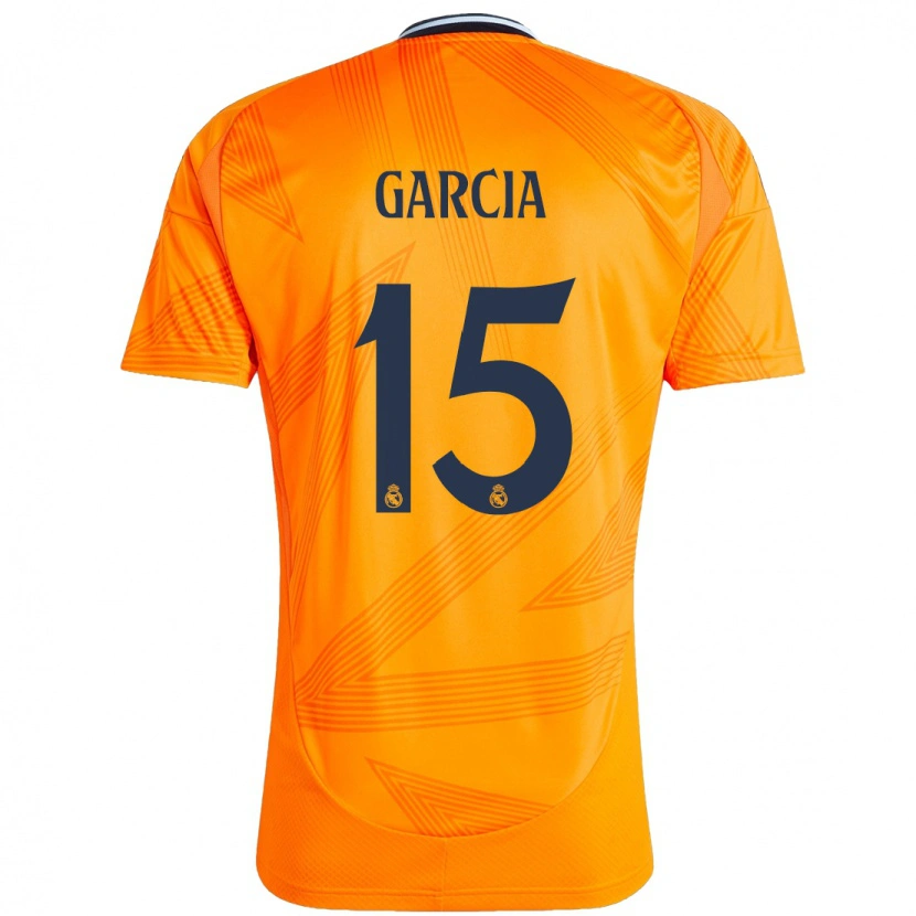 Danxen Mænd Sheila García #15 Orange Udebane Spillertrøjer 2024/25 Trøje T-Shirt