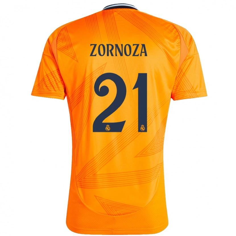 Danxen Mænd Claudia Zornoza #21 Orange Udebane Spillertrøjer 2024/25 Trøje T-Shirt