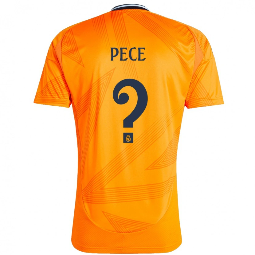 Danxen Mænd Pece #0 Orange Udebane Spillertrøjer 2024/25 Trøje T-Shirt
