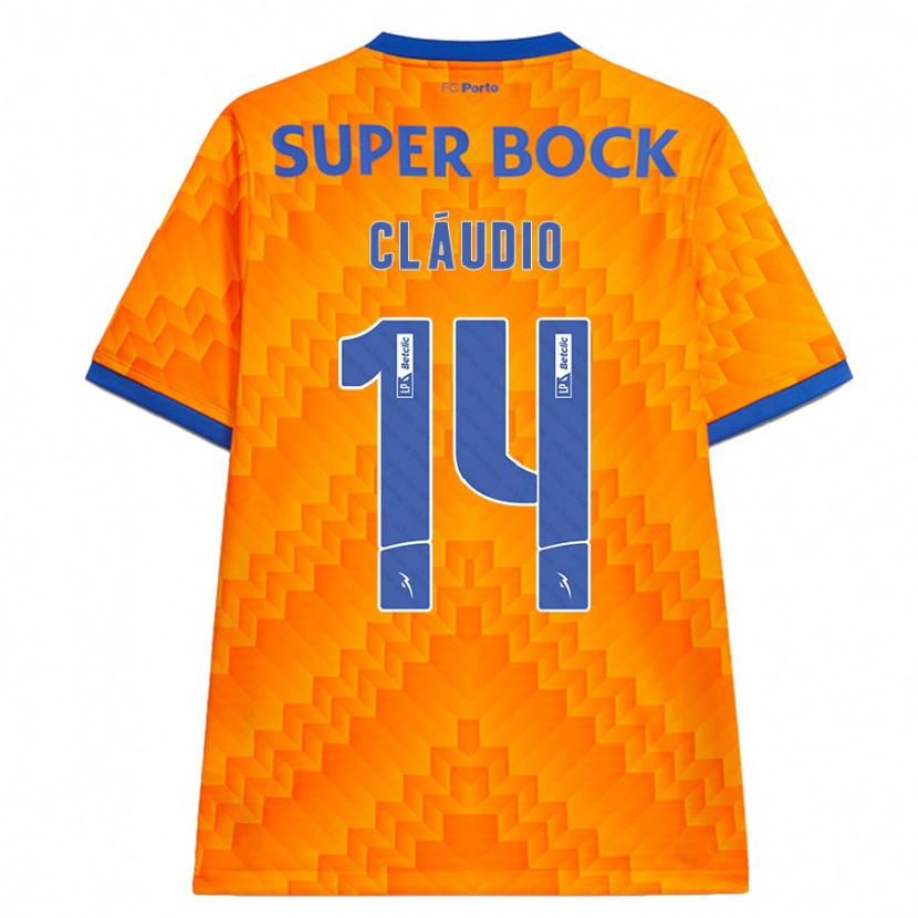 Danxen Mænd Cláudio Ramos #14 Orange Udebane Spillertrøjer 2024/25 Trøje T-Shirt