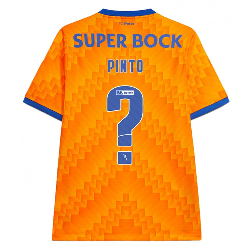 Danxen Mænd Gonçalo Pinto #0 Orange Udebane Spillertrøjer 2024/25 Trøje T-Shirt