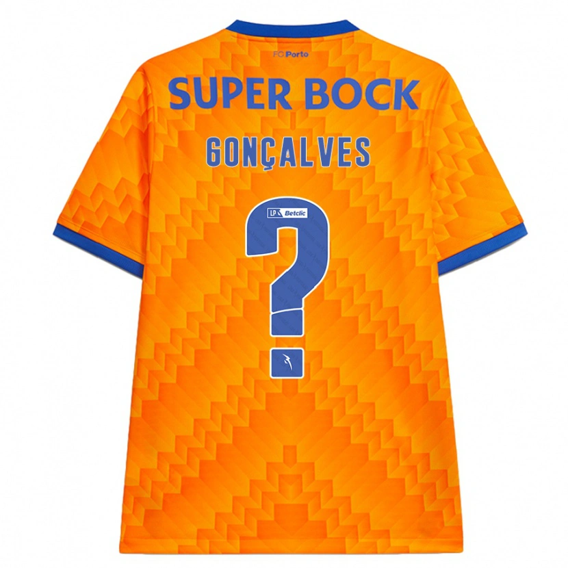 Danxen Mænd Martim Gonçalves #0 Orange Udebane Spillertrøjer 2024/25 Trøje T-Shirt