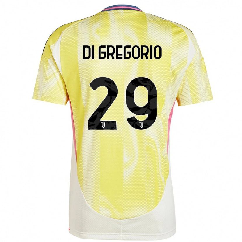 Danxen Mænd Michele Di Gregorio #29 Solgul Udebane Spillertrøjer 2024/25 Trøje T-Shirt