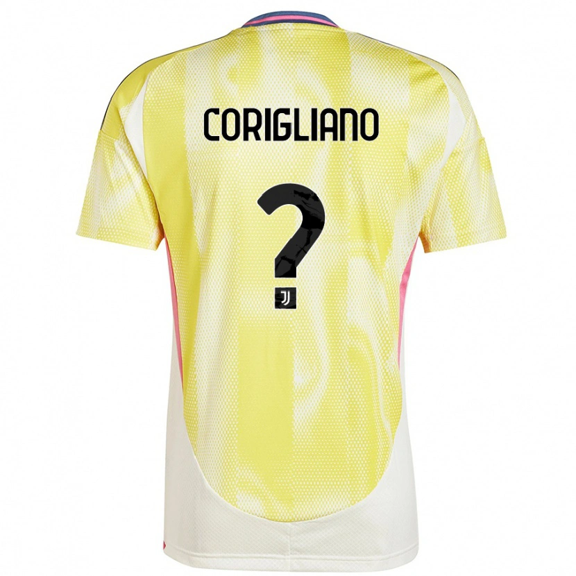 Danxen Mænd Thomas Corigliano #0 Solgul Udebane Spillertrøjer 2024/25 Trøje T-Shirt