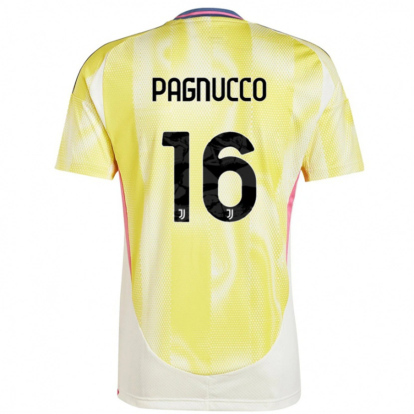 Danxen Mænd Filippo Pagnucco #16 Solgul Udebane Spillertrøjer 2024/25 Trøje T-Shirt