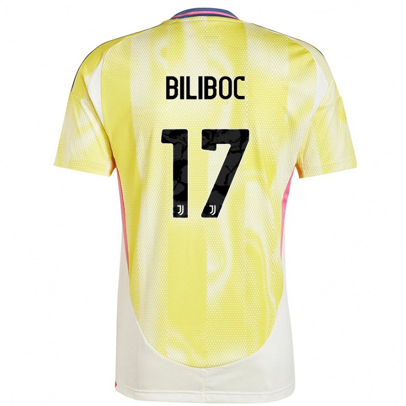Danxen Mænd Lorenzo Biliboc #17 Solgul Udebane Spillertrøjer 2024/25 Trøje T-Shirt