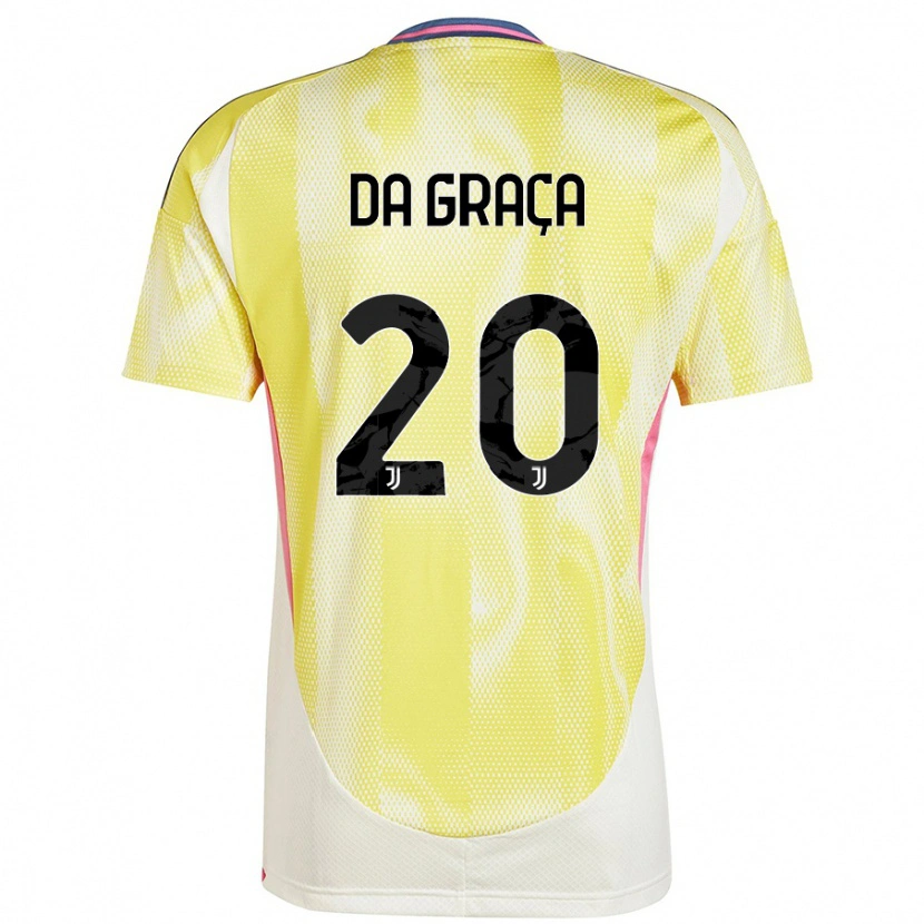 Danxen Mænd Cosimo Da Graça #20 Solgul Udebane Spillertrøjer 2024/25 Trøje T-Shirt