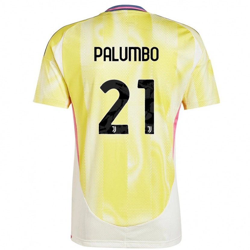 Danxen Mænd Martin Palumbo #21 Solgul Udebane Spillertrøjer 2024/25 Trøje T-Shirt