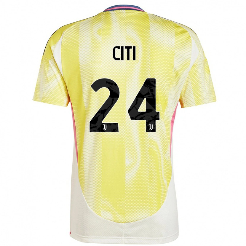 Danxen Mænd Alessandro Citi #24 Solgul Udebane Spillertrøjer 2024/25 Trøje T-Shirt