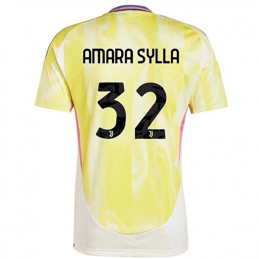 Danxen Mænd Idris Amara Sylla #32 Solgul Udebane Spillertrøjer 2024/25 Trøje T-Shirt