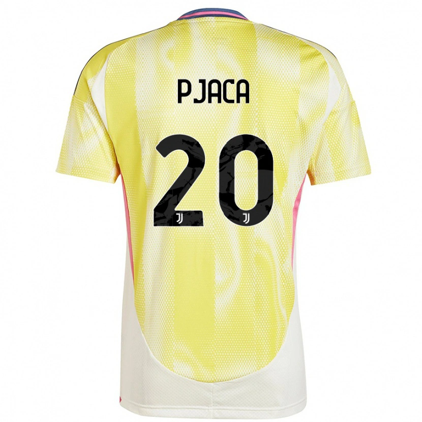 Danxen Mænd Marko Pjaca #20 Solgul Udebane Spillertrøjer 2024/25 Trøje T-Shirt